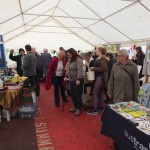 Discovery Day 2014 Charity Stands in Marquee